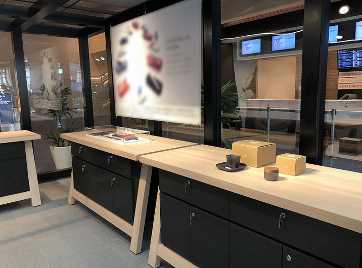 有名ブランド什器の制作、設置